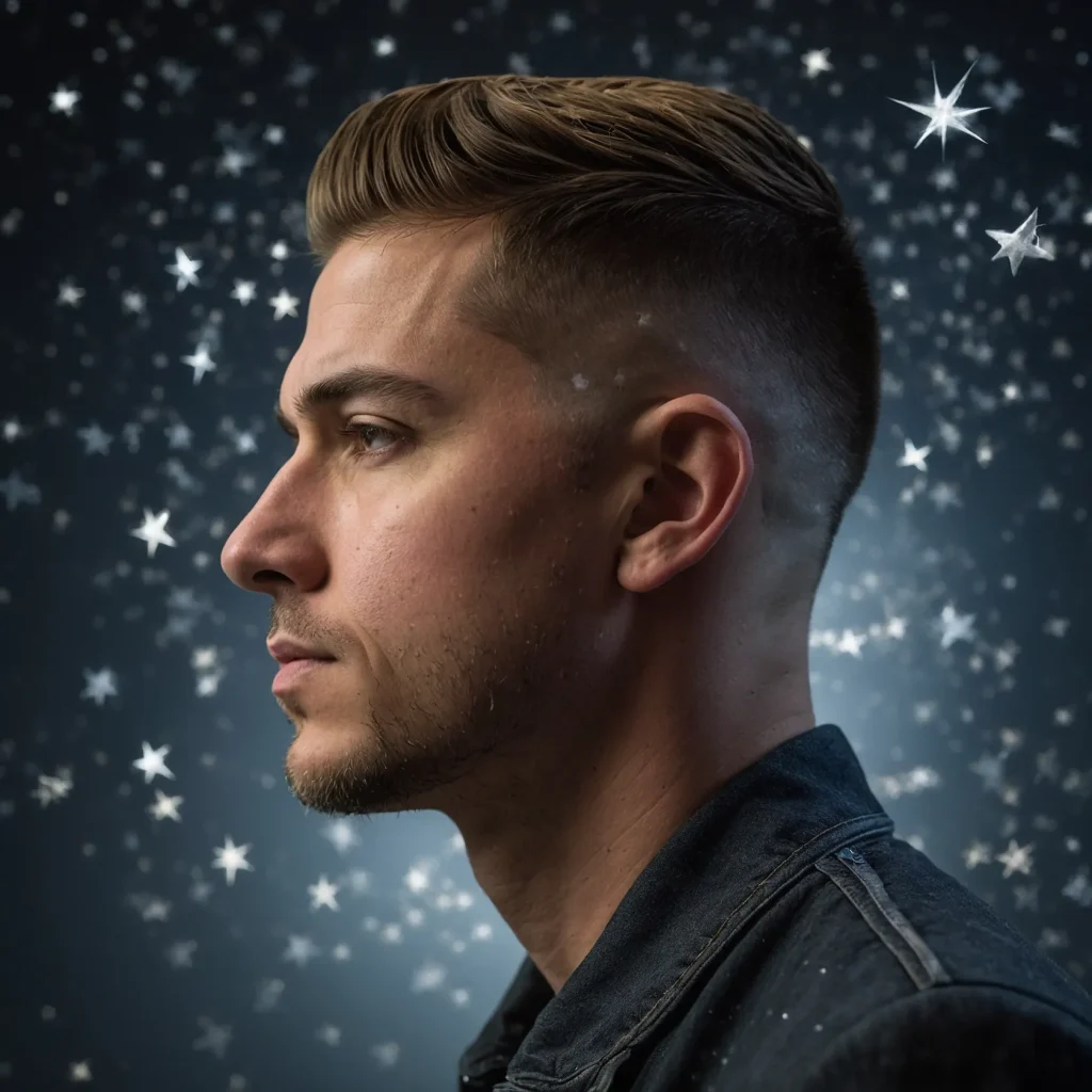 Fade with Star Cluster Etchphotorealistic 2