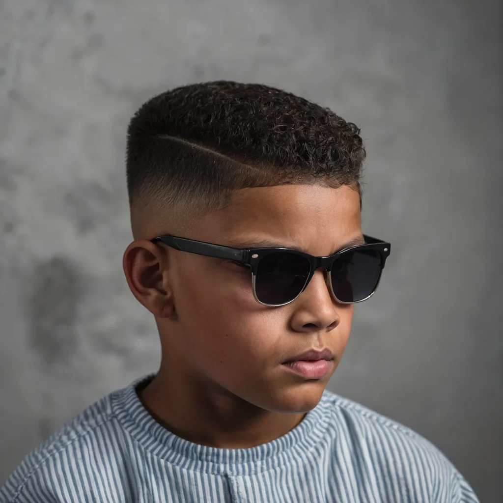 Flat Top with Soft Edgesboy with short fl 1