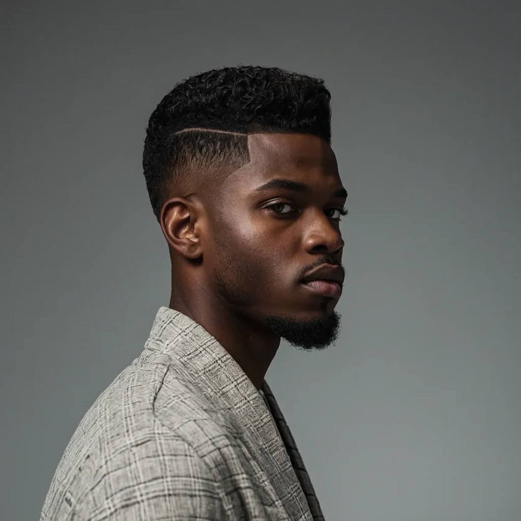 High Top FadeBlack man with classic high 2
