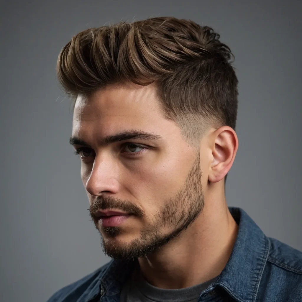 Mid Fade Fluffy Top
