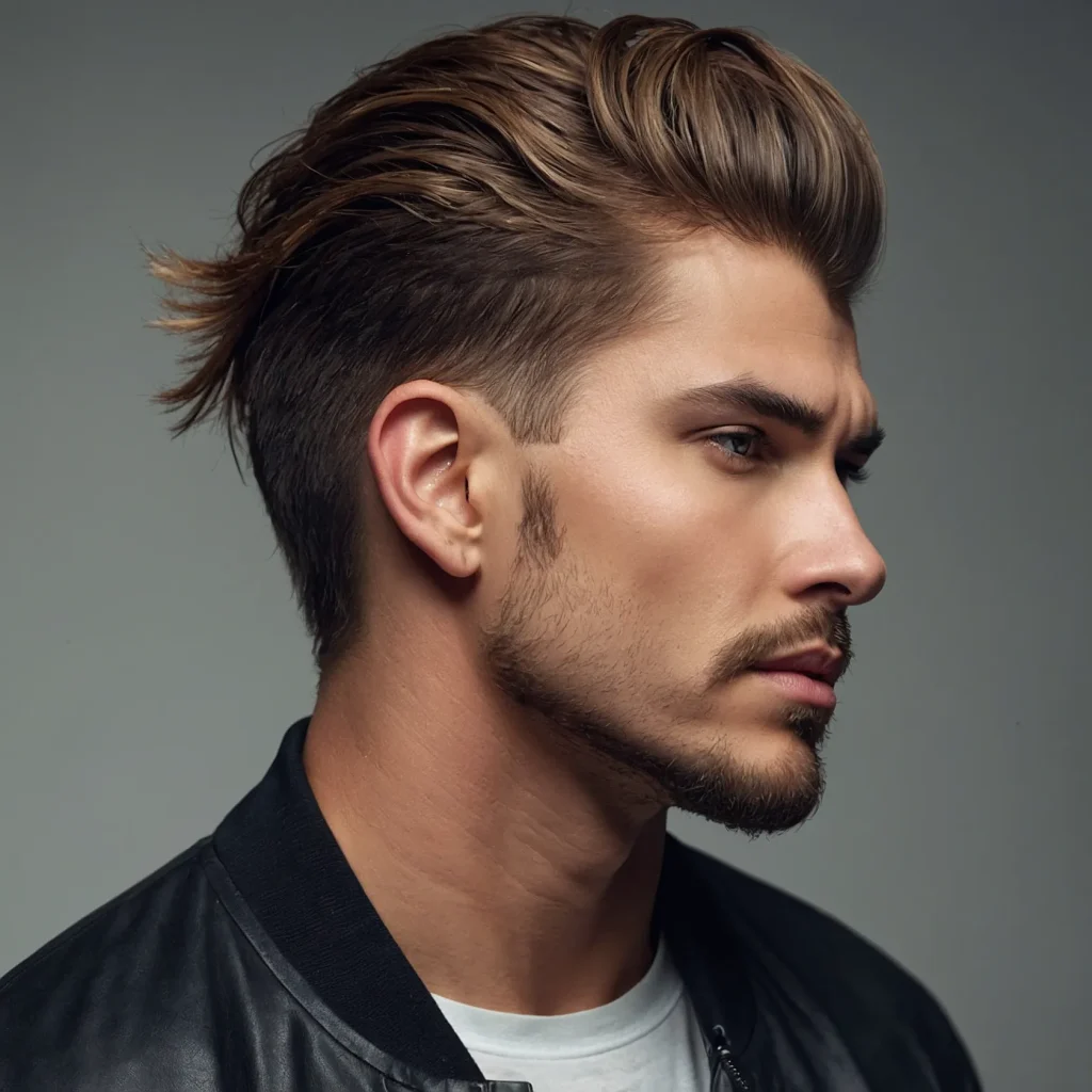 Mid Fade Mullet