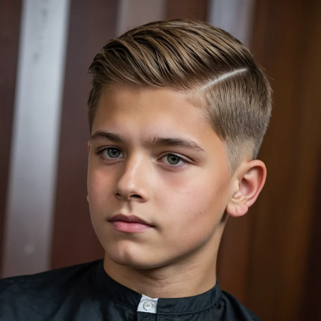 Short Side Swept Haircuttidy sideswept hair 1