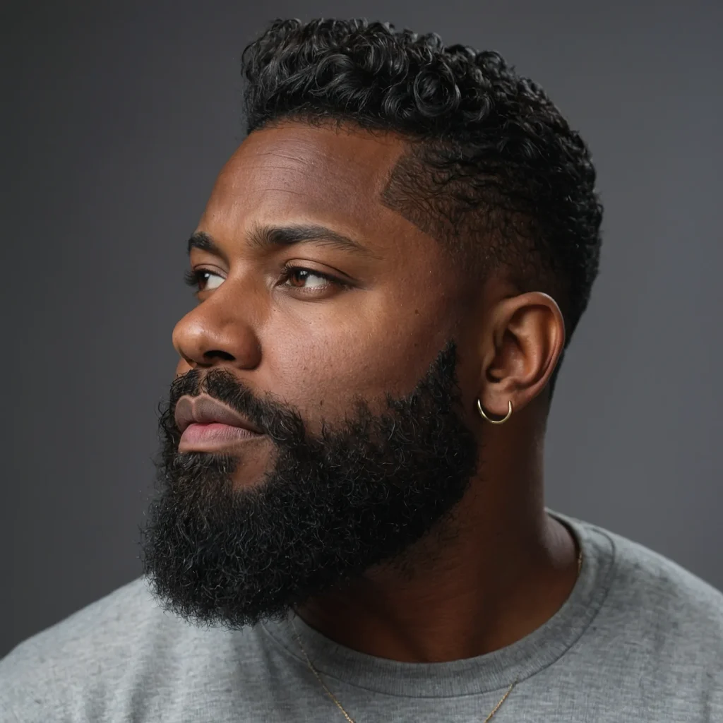 Low Fade with Beard Connectionwellblended l 3