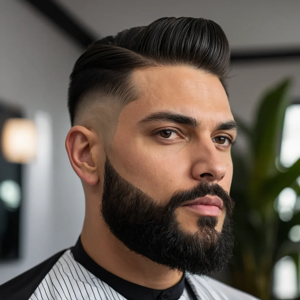 Low Fade with Comb OverComb over with volume 3