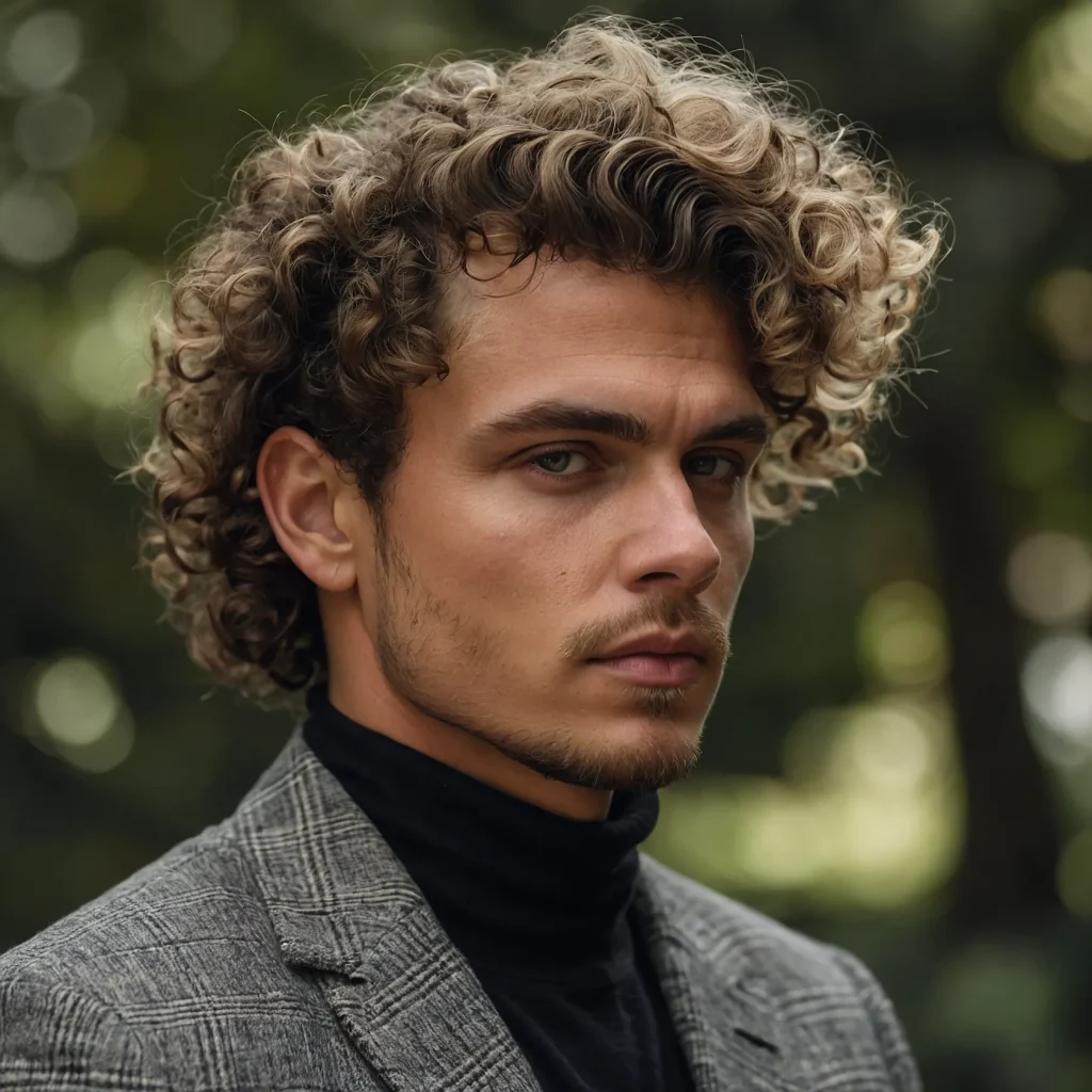 Low Fade with Neat CurlsRefined curls sit nat 3