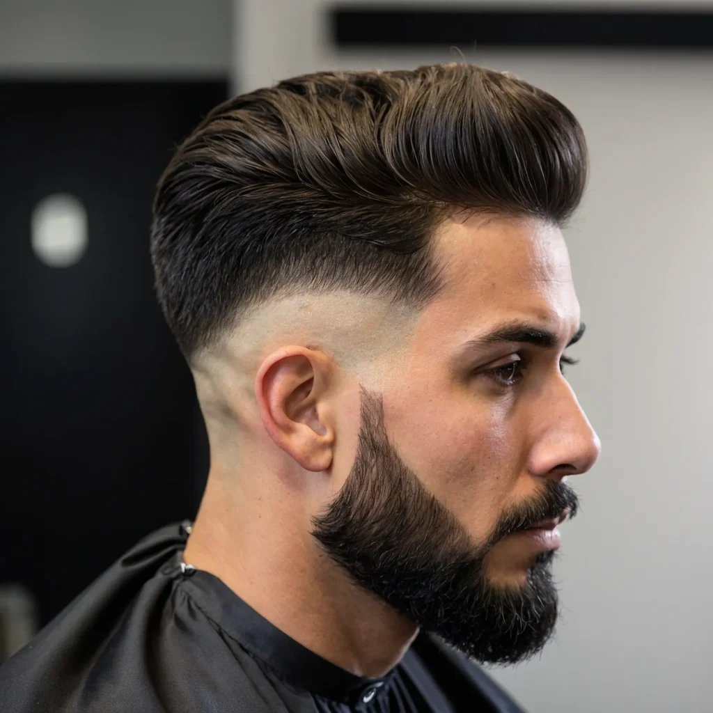 Low Fade with Temple TaperTemple aregently 3