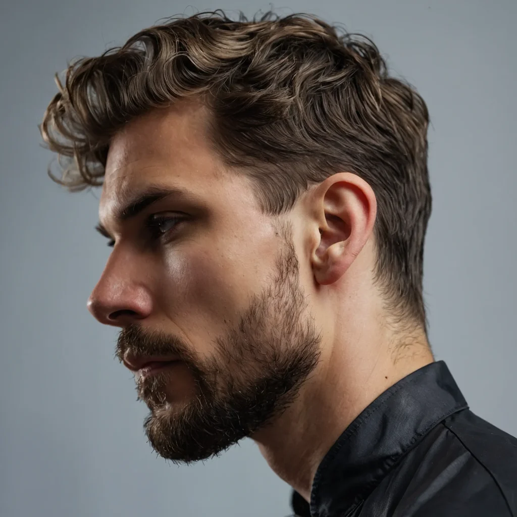 Low Fade with Textured WavesMessy yet control 3