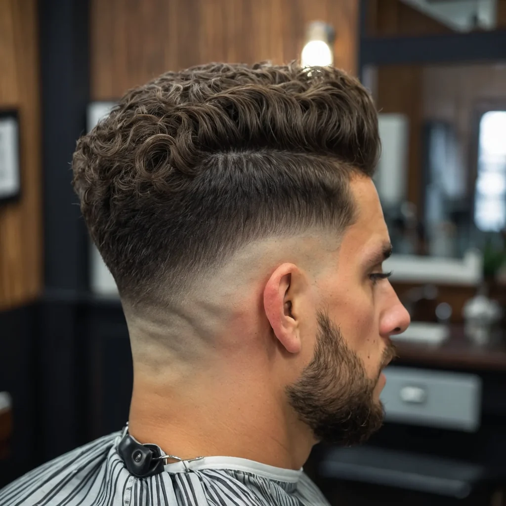Mid Taper Fade with High Volume Topfullbodi 3