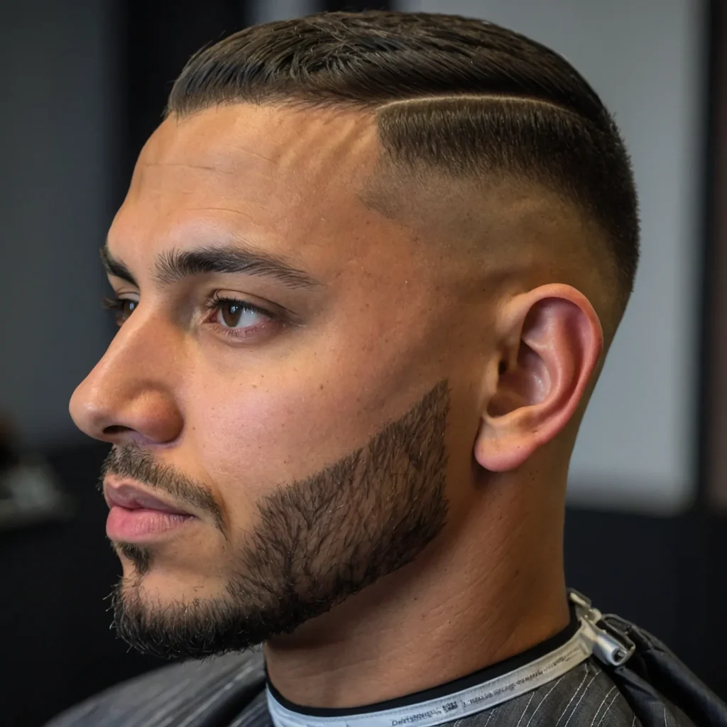 Mid Taper Fade with LineUpman with mid t3