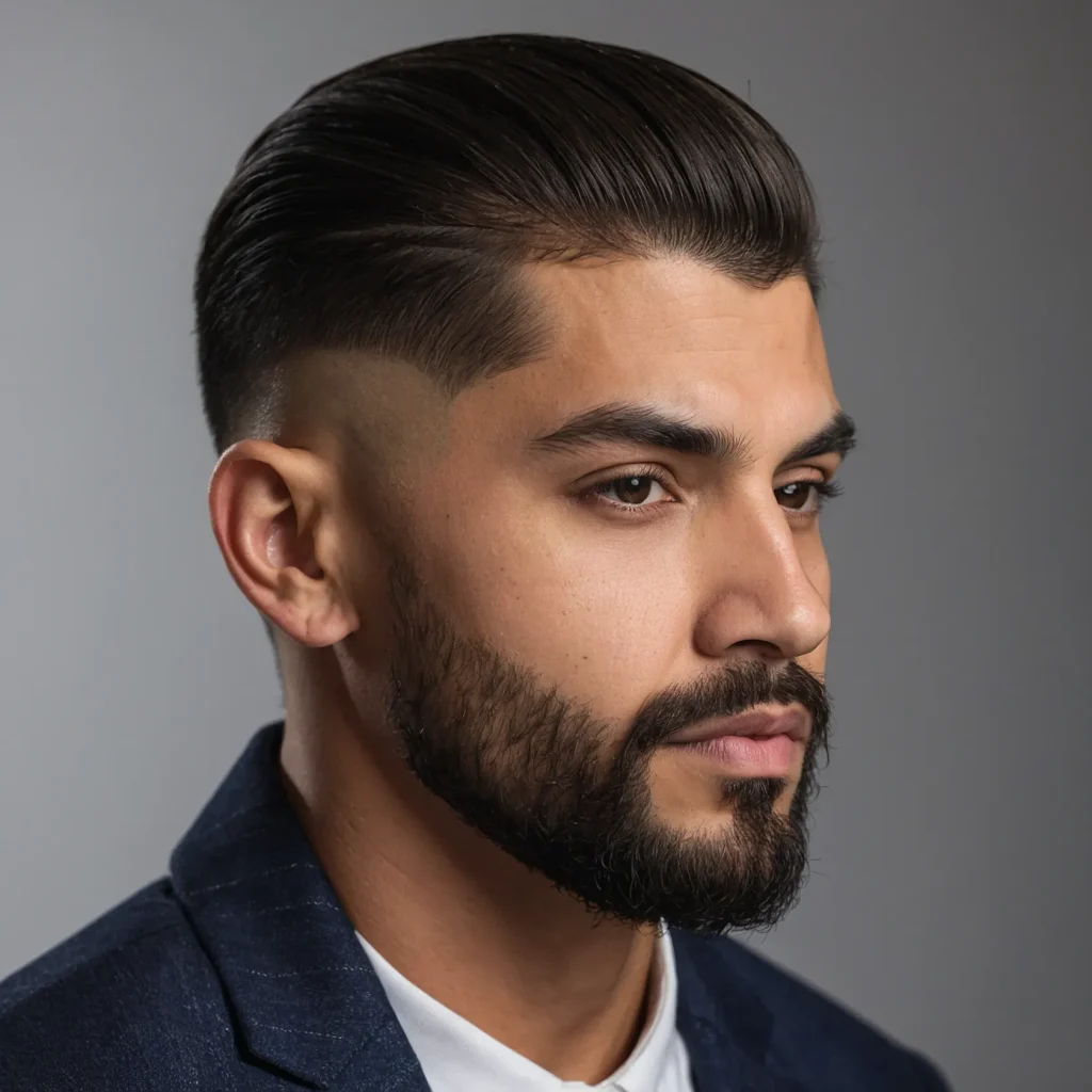 Mid Taper Fade with Side PartEditorialstyle i 3