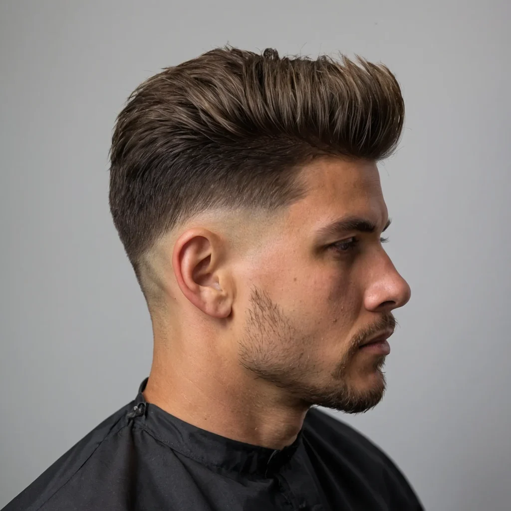 Mid Taper Fademan with mid taper fade t