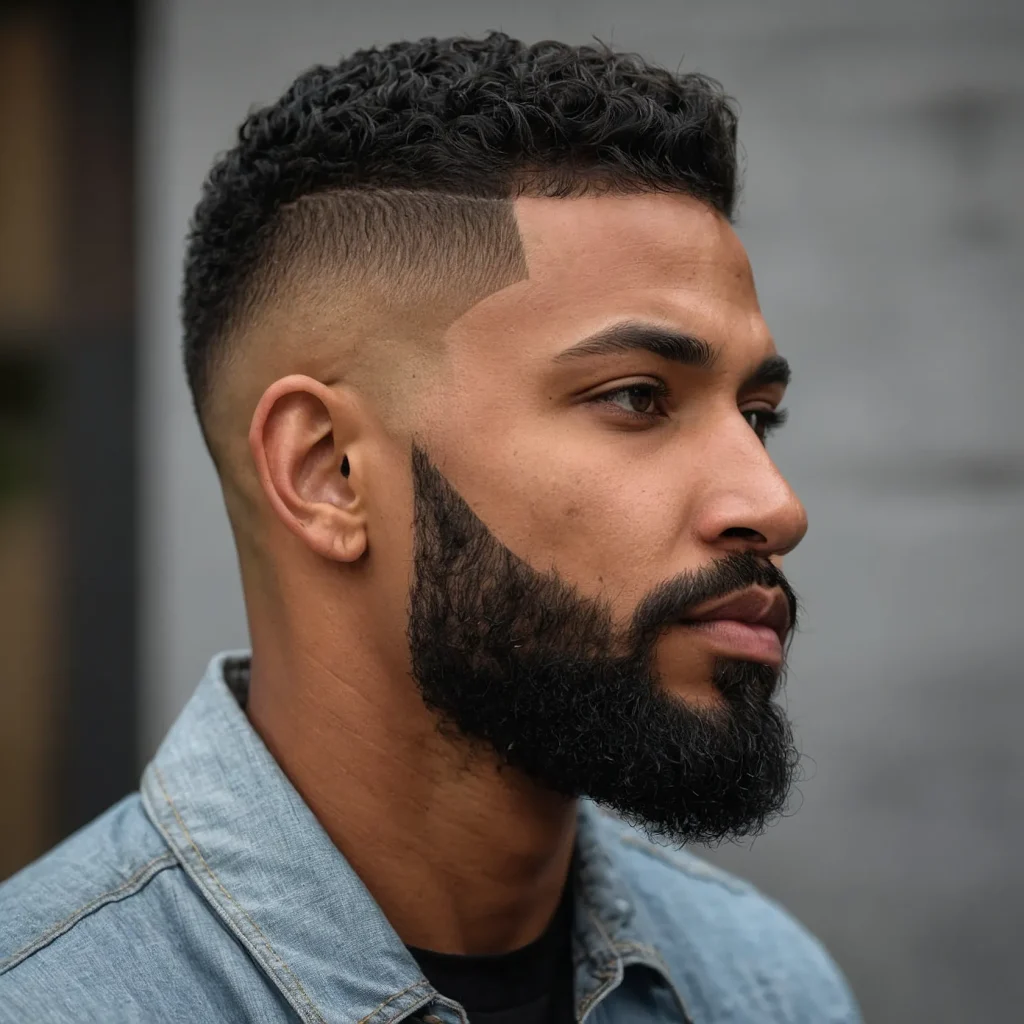 Short Taper Fade with BeardA short taper fade