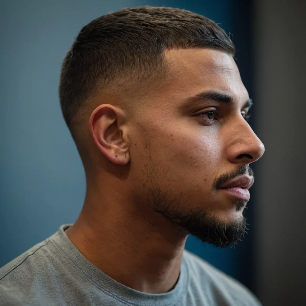 Skin Taper Fade to Bare Skinman with tape