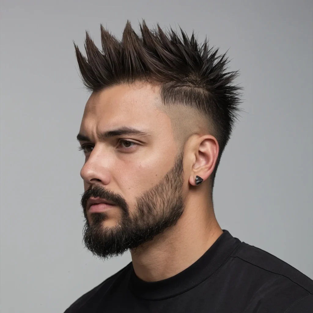 Spiky Top with Burst FadeSmall spikes styled 3