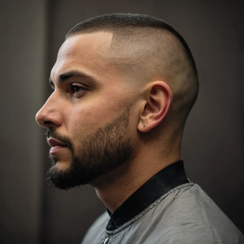 Taper Fade with Buzz Cutman with very sh