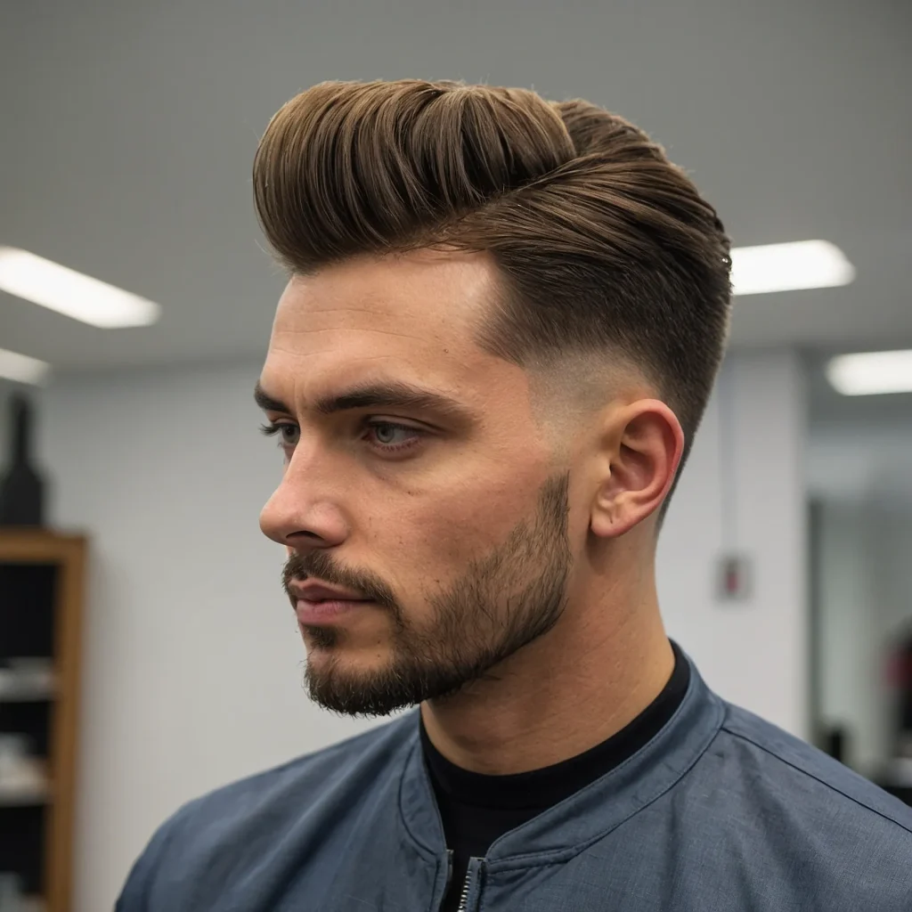 Taper Fade with Quiffman with soft quiff