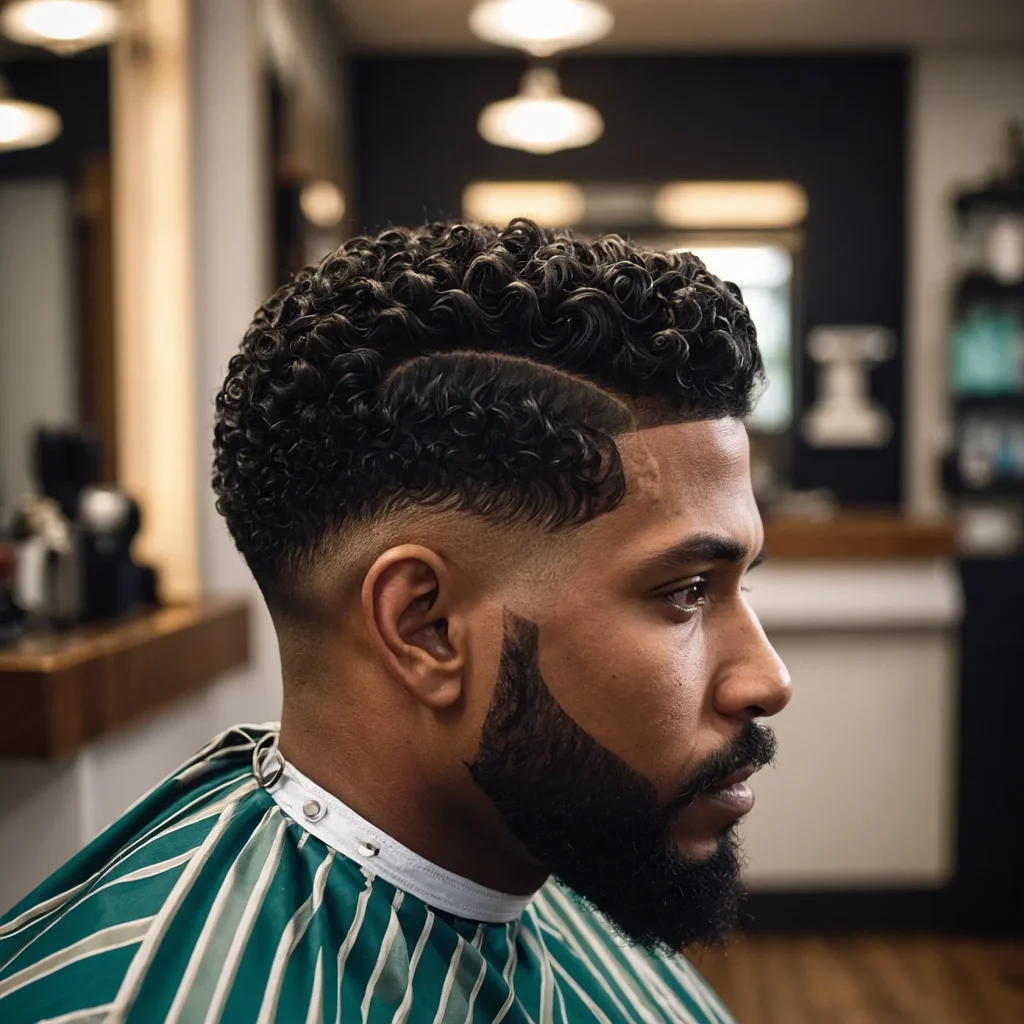 Taper Fade with Twistsman with shorttomedi