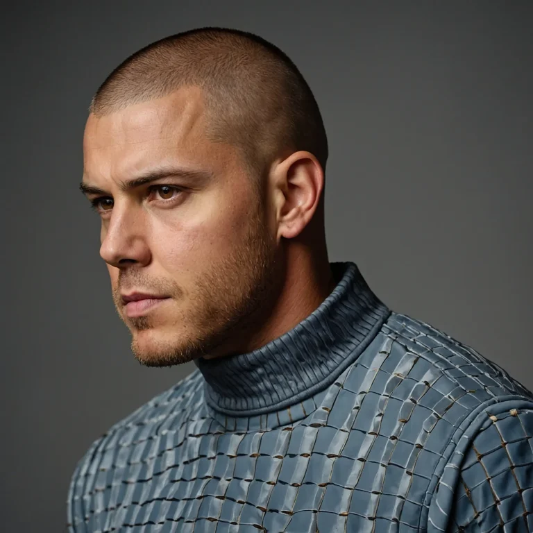 Burr Buzz Cutclosecropped burr buzz cut on 2