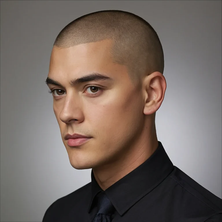 Buzz Cut for Oval Face Uniformuniformlength 2