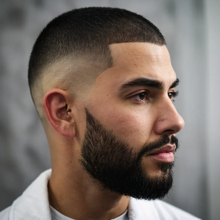 Buzz Cut with Mid Fadeclean buzz cut with 2