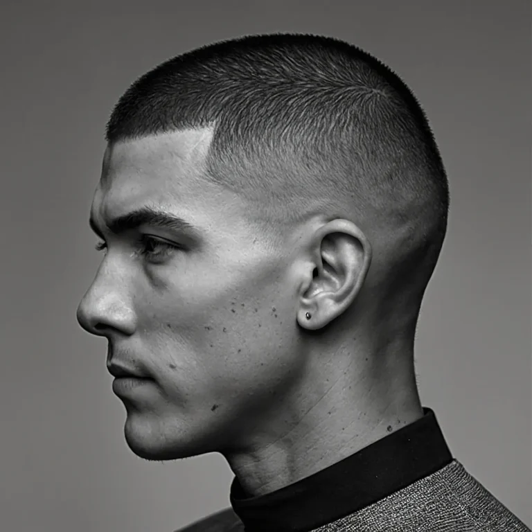 Buzz Cut with Temple Fadebuzz cut where on 2