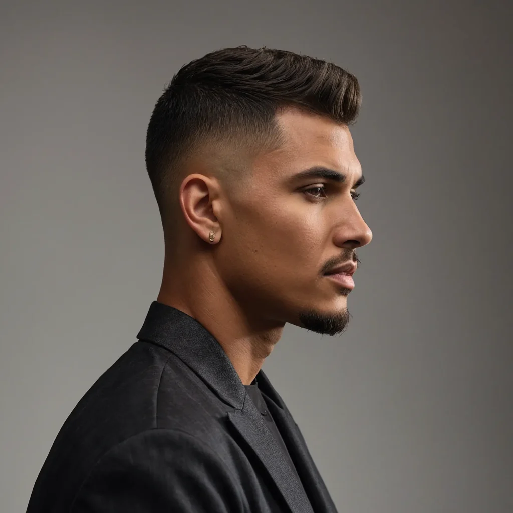 Caesar Cut Low Taper Fademan with Caesar 2