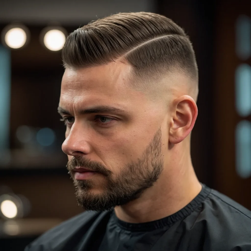 Crew Cut Low Fademan with classic crew c 2