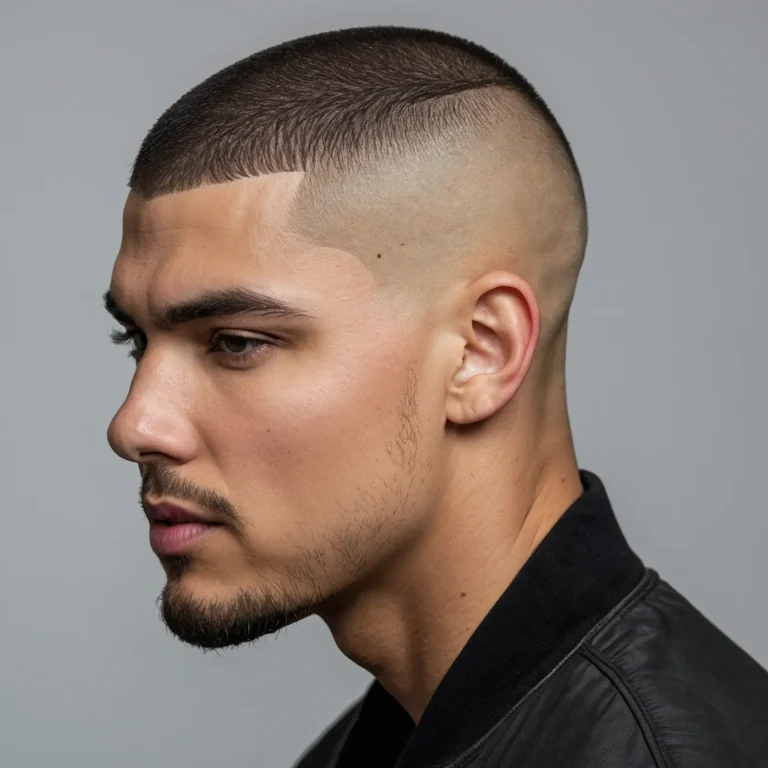 Flat Top Buzz Cutbuzz cut shaped into fl2