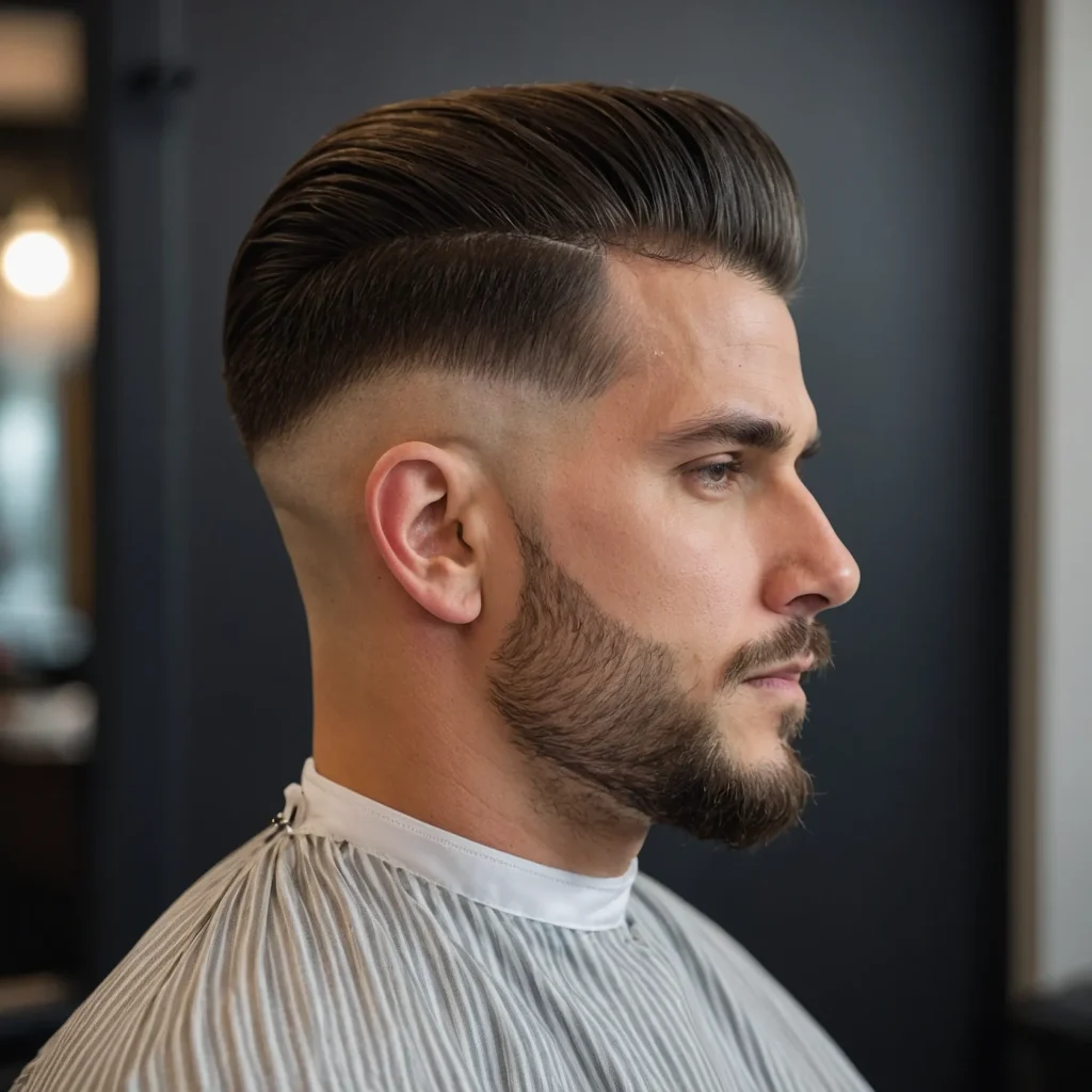 Swept Back Low Fademan with mediumlength h2