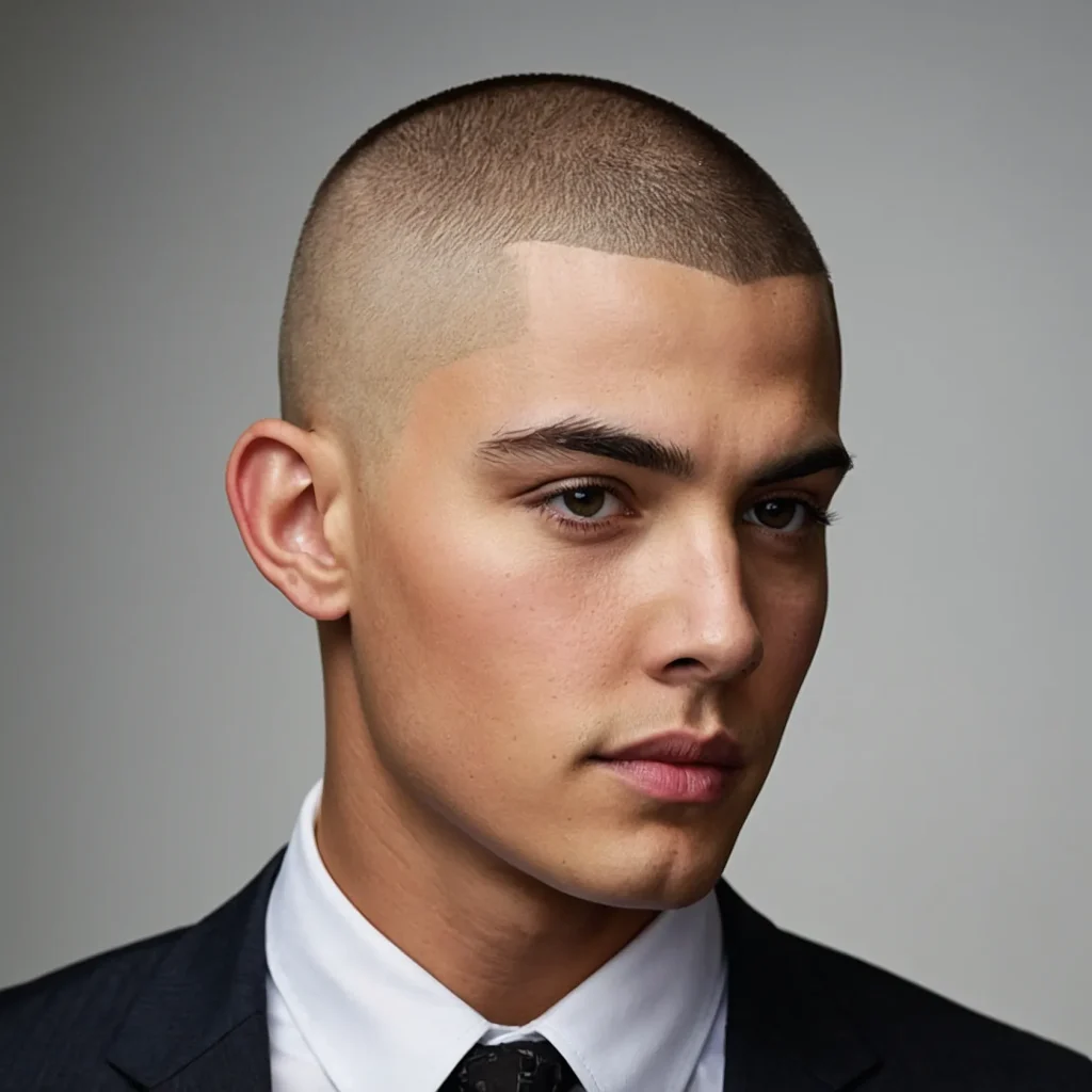 Tailored Buzz Cutperfectly shaped buzz cut 2