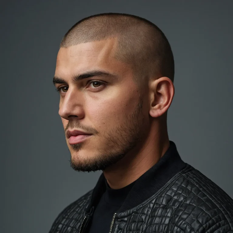 Textured Buzz Cutman with short buzz cut 2
