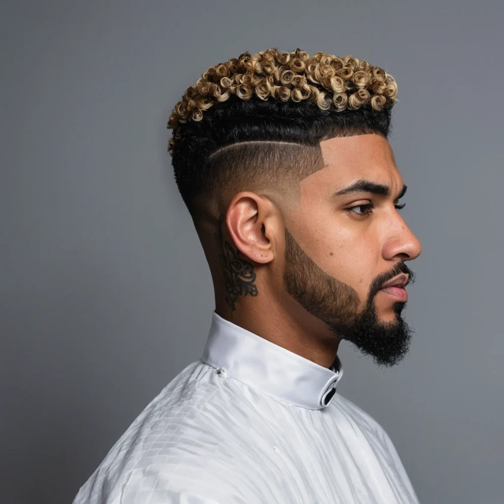 1Drop Fade with Sponge TwistsDefined sponge 0