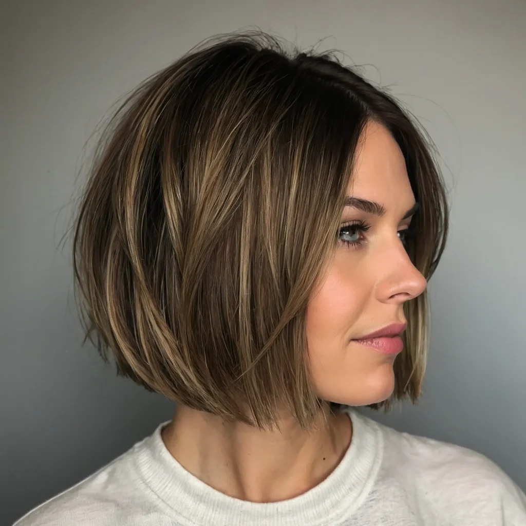 A realistic blunt bob haircut cut straight ac 1
