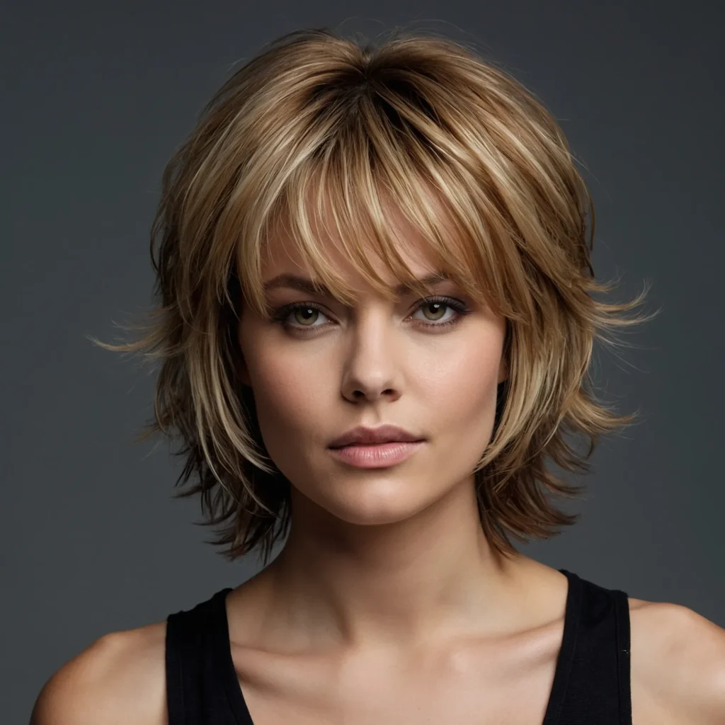 A realistic hairstyle featuring a modern razo 2
