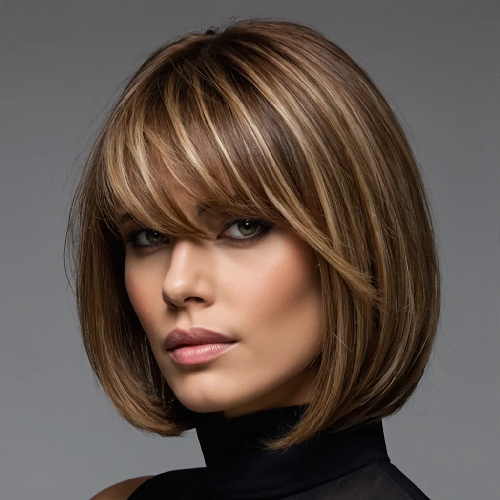 A realistic photograph of a woman with an ang 3