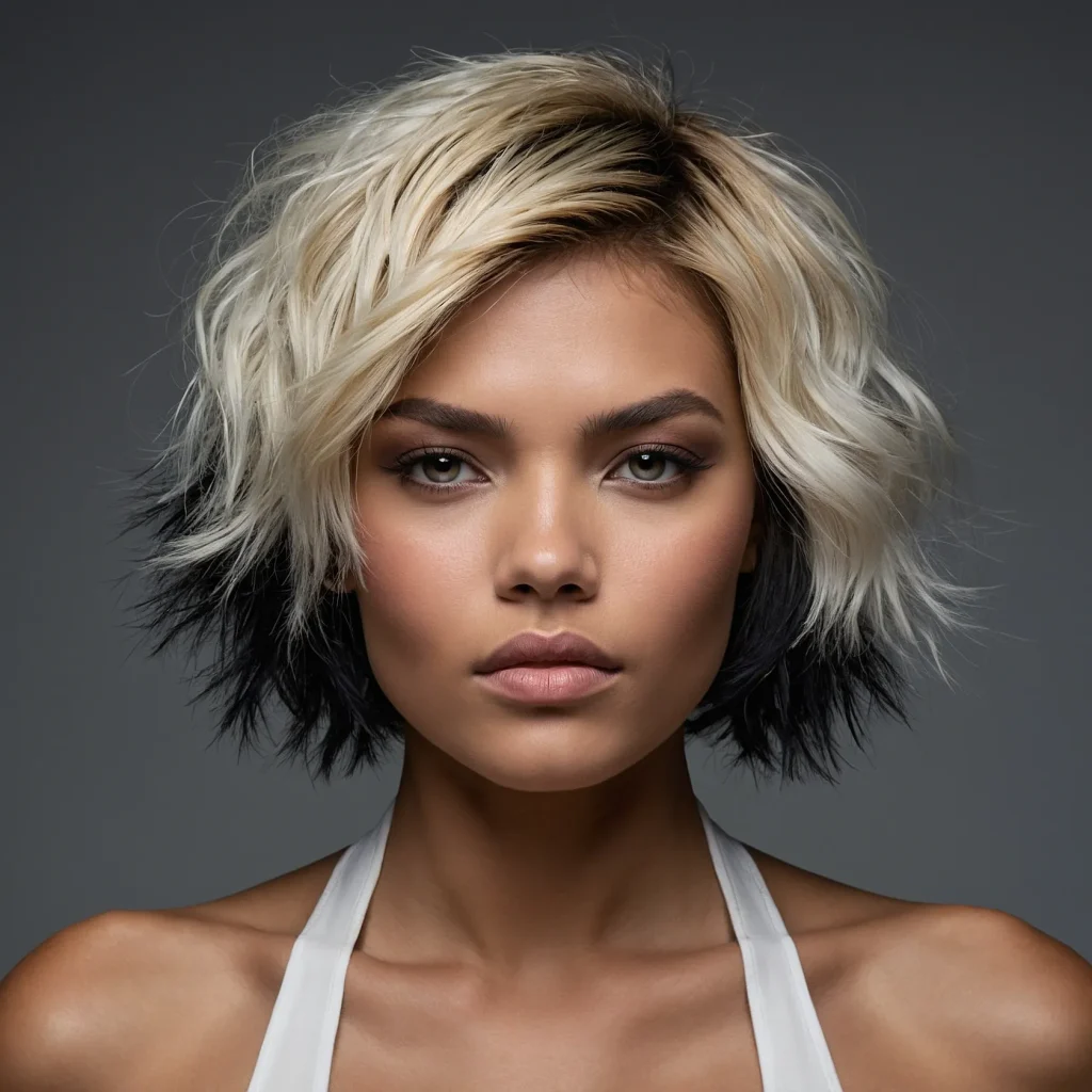 A realistic portrait of a person with a trend 2