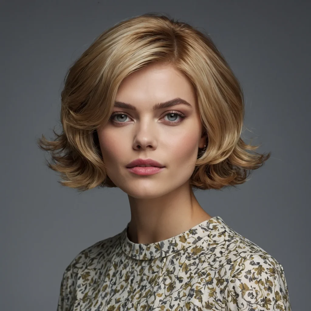 A realistic portrait of a woman with a Flippe 2