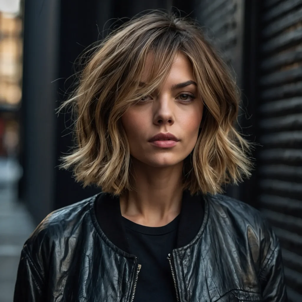 A realistic portrait of a woman with a sidesw 2