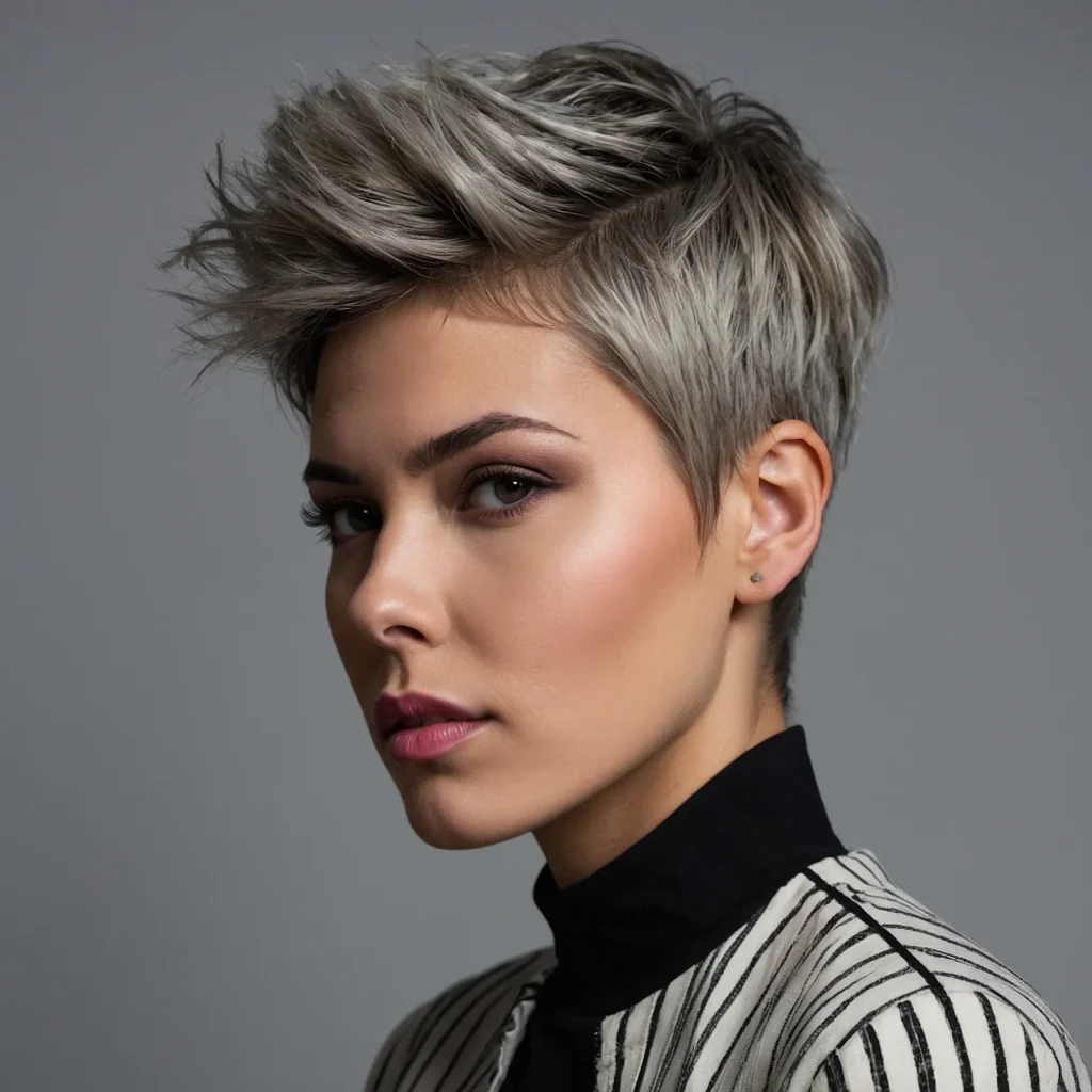 A realistic portrait of a woman with an under 1
