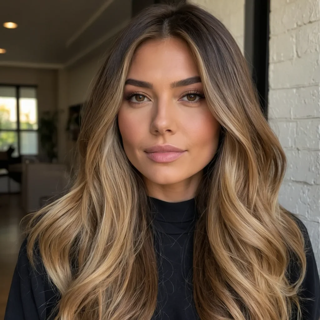 A realistic portrait of a woman with long smo 0