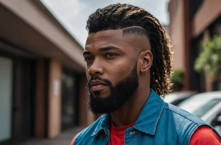 Black Men 20+ Mullet Fades So Clean, You’ll Book the Cut Today