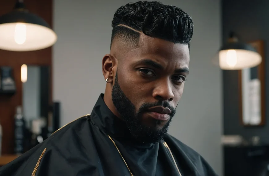 Black Men 20+ Sharp High Fades