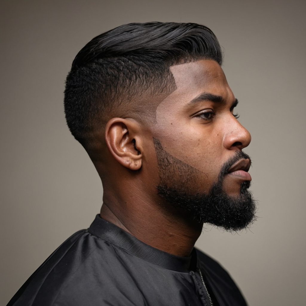 Blowout Fade with Burst Taperman with blo 0