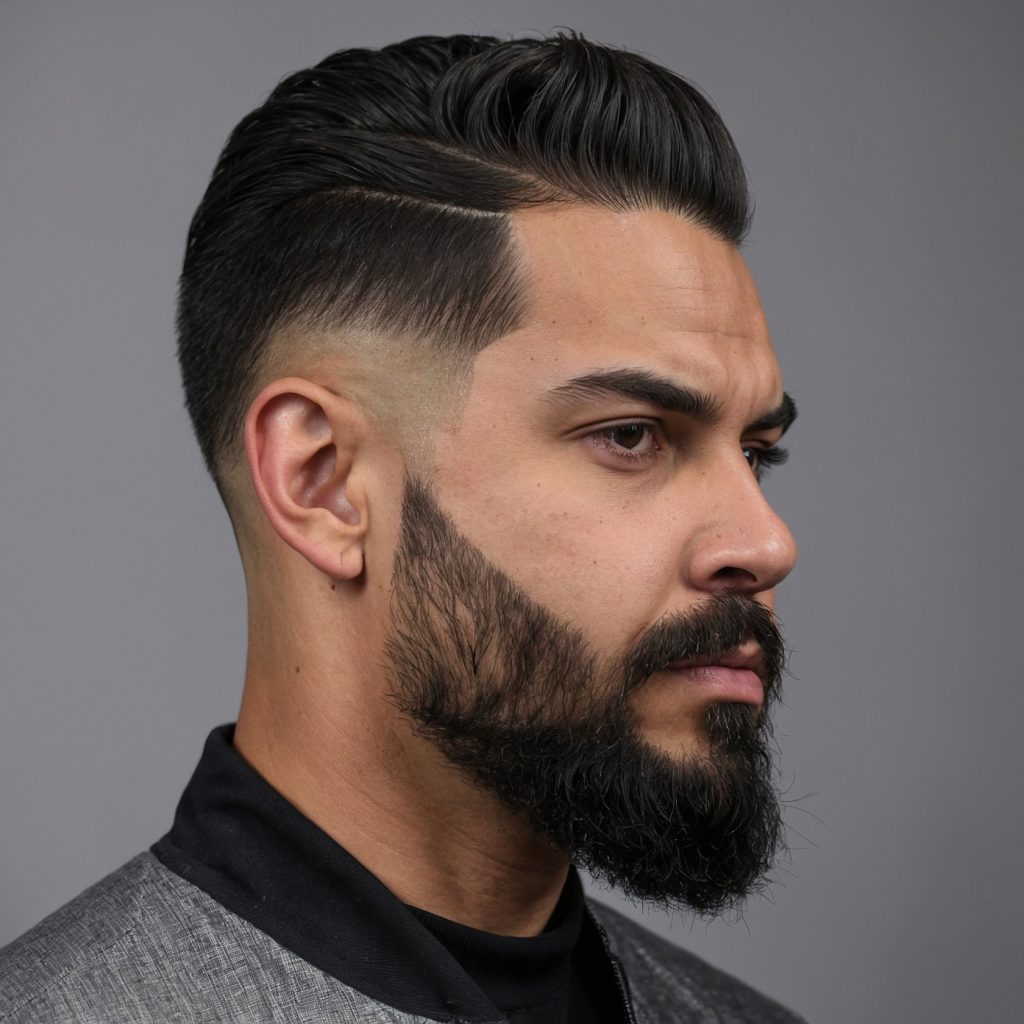 Blowout Fade with Burst Taperman with blo 3