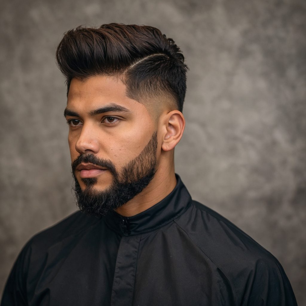Blowout Fade with Shadow Taperman with bl 0