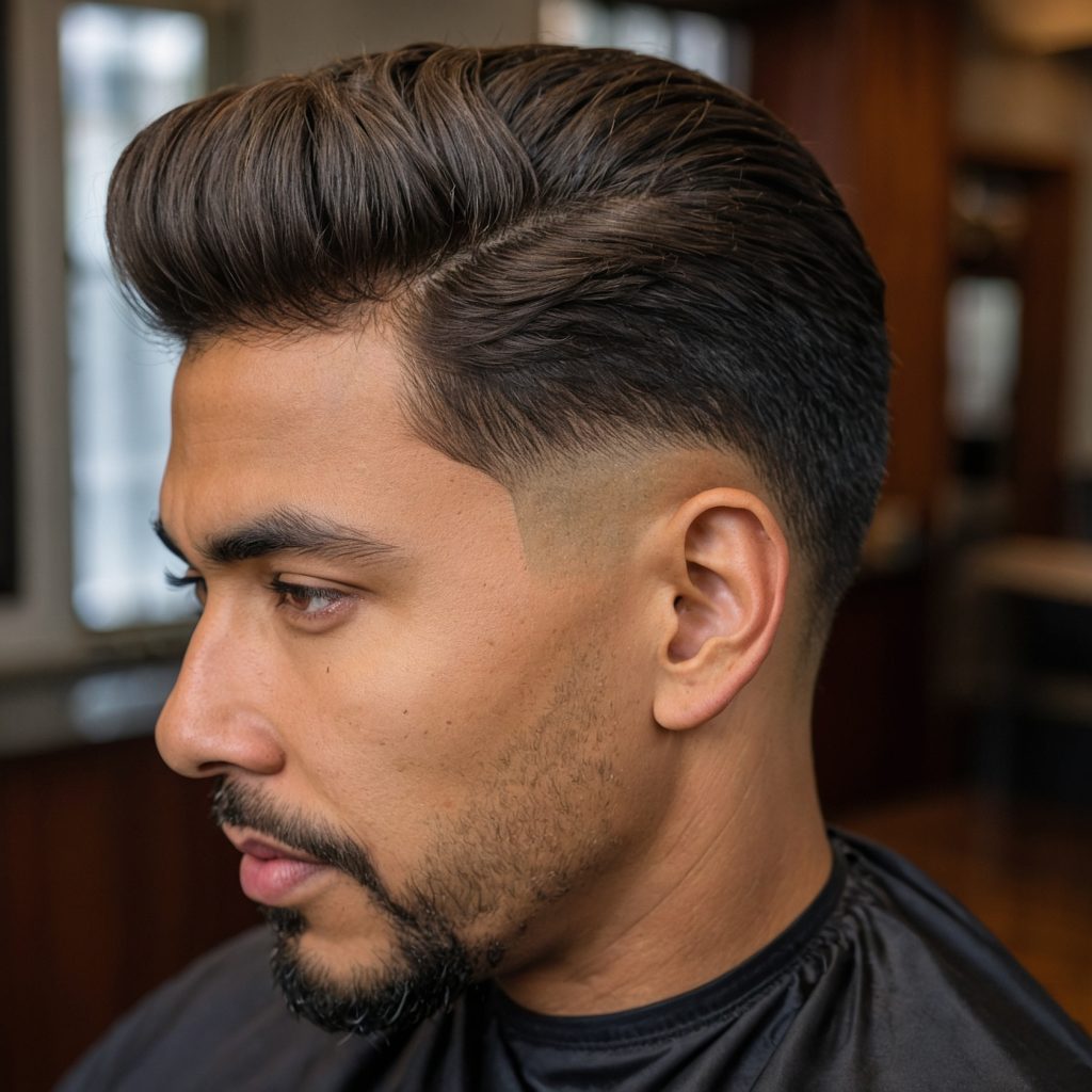 Blowout Fade with Shadow Taperman with bl 3