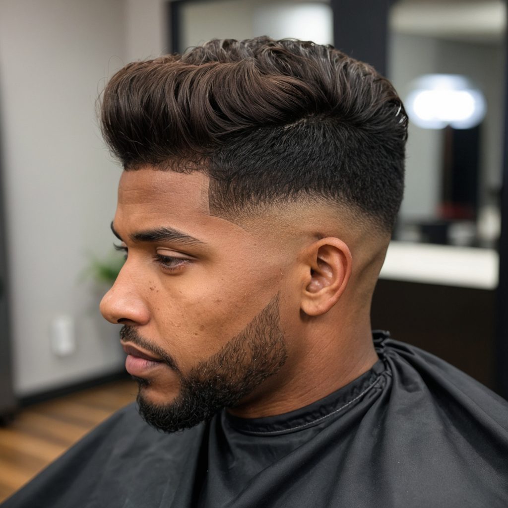 Blowout Taper Fade with Low Skin Blendman w 0