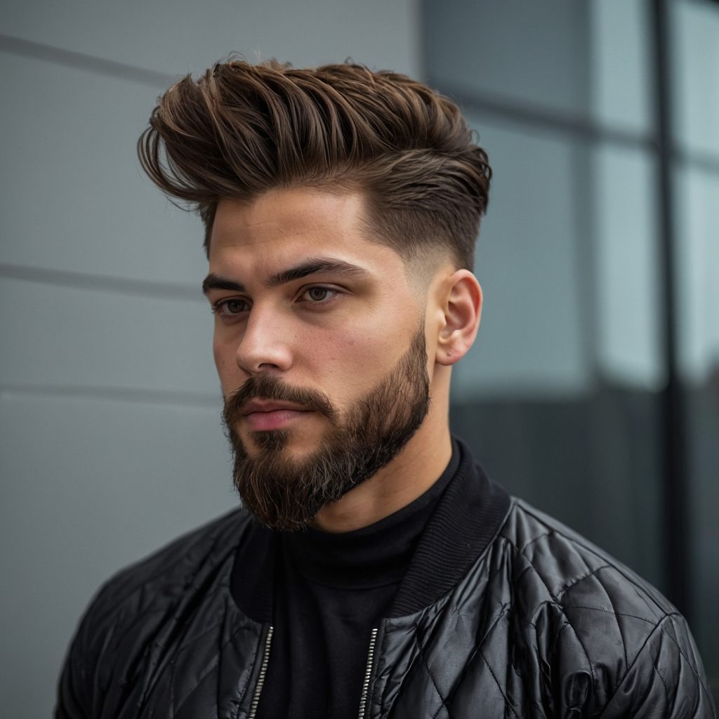 Blowout Taper Fademan with voluminous blo 3