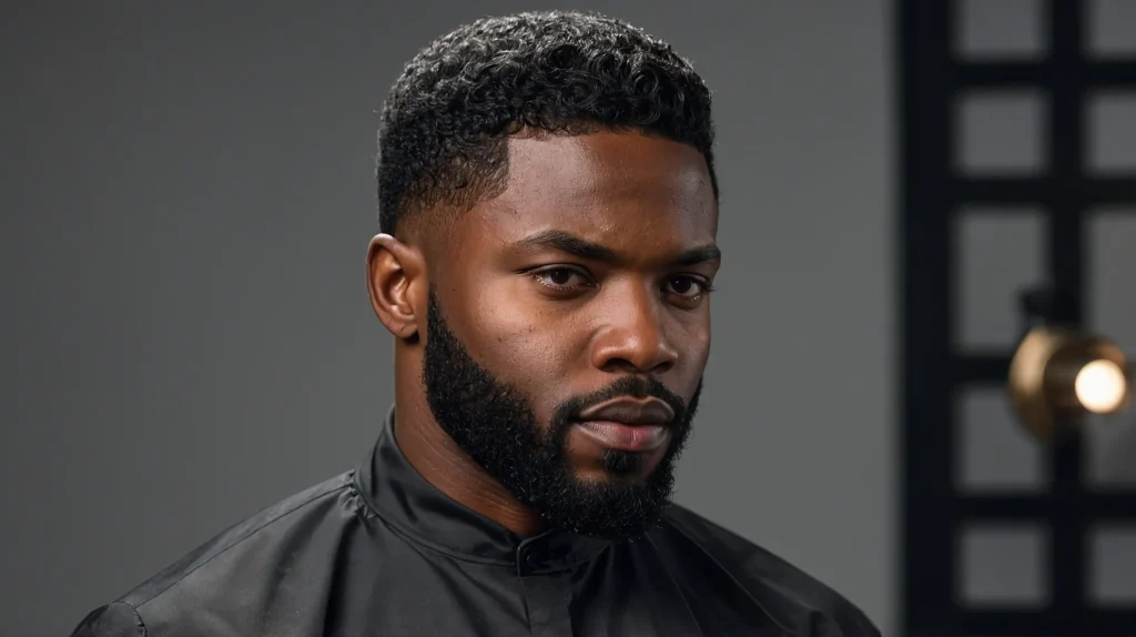 Blowout Taper with 360 WavesBlack man with 0