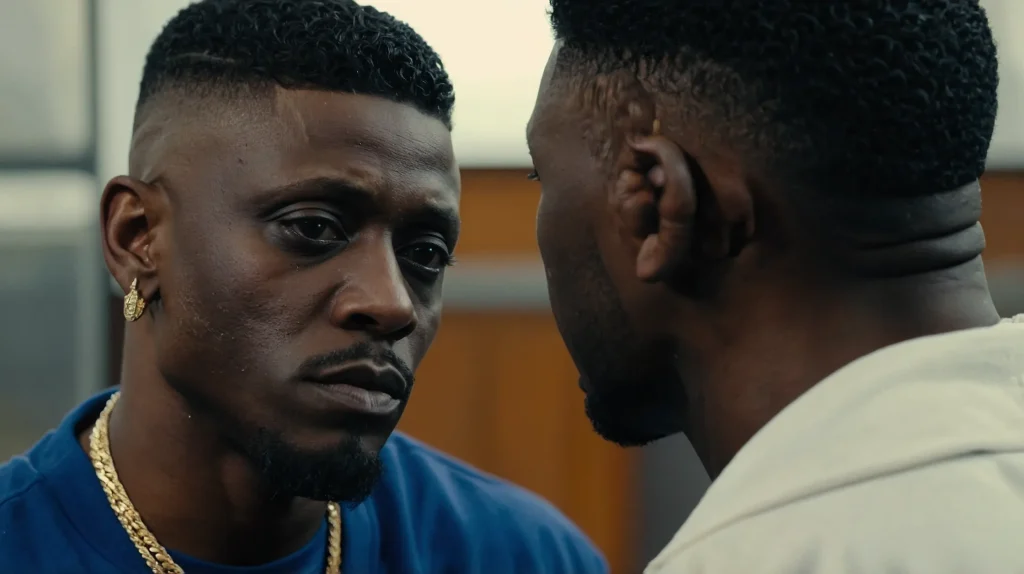 Boosie Fade with Brushed TopA Black man with 0